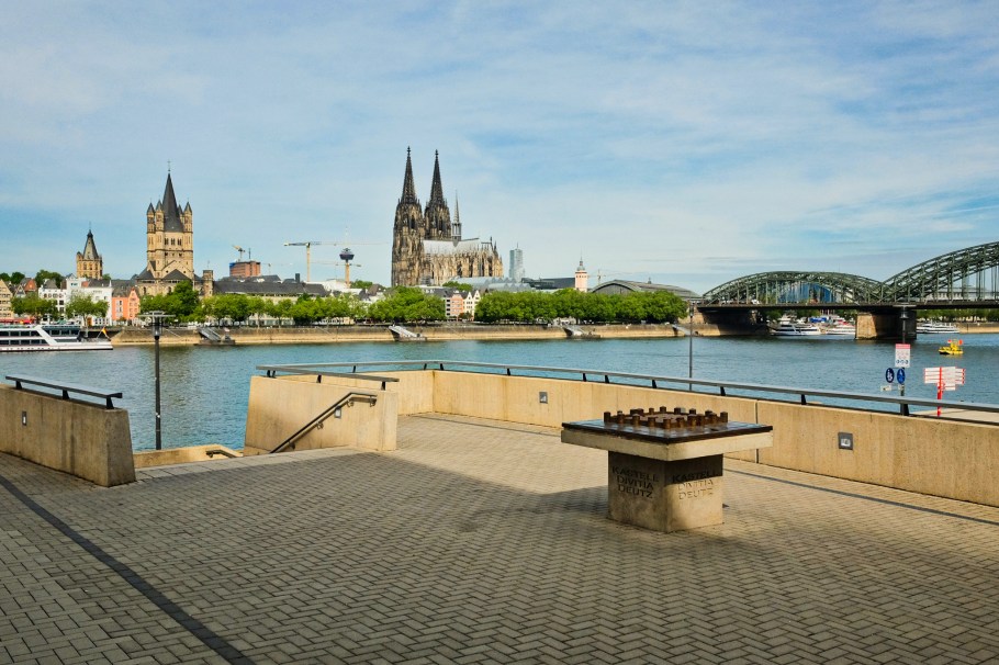 Kastell Divitia Deutz, Archäologischer Balkon, Deutz, Köln, Cologne, North-Rhine Westphalia, Nordrhein-Westphalen, Germany, Deutschland, fotoeins.com