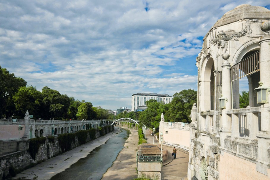 Wienflussportal Ost, Art Nouveau, Wienfluss, 1. Bezirk, Innere Stadt, Wien, Vienna, Austria, Österreich, footeins.com