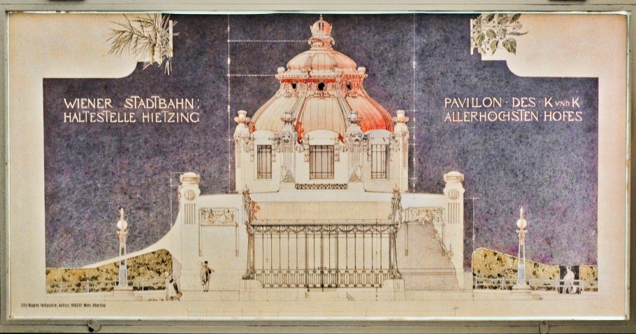 Hofpavillon Hietzing, Hietzing Imperial Court Pavilion, Wiener U-Bahn, U4 Hietzing, Otto Wagner, Wiener Moderne, Vienna Modernism, 13. Bezirk, Hietzing, Wien, Vienna, Austria, Oesterreich, fotoeins.com