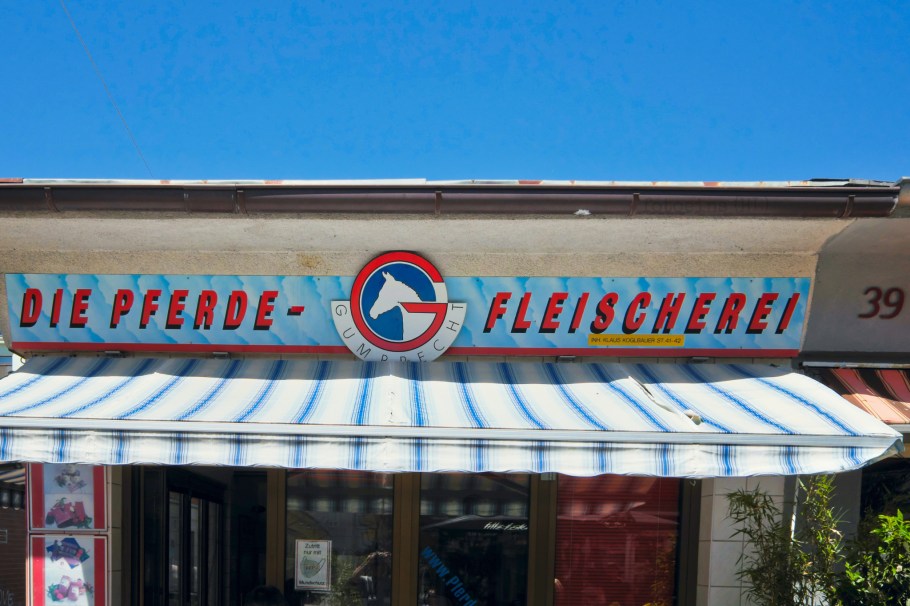 Gumprecht Pferdefleischerei, Karmelitermarkt, 2. Bezirk, Leopoldstadt, Wien, Vienna, Austria, Österreich, fotoeins.com