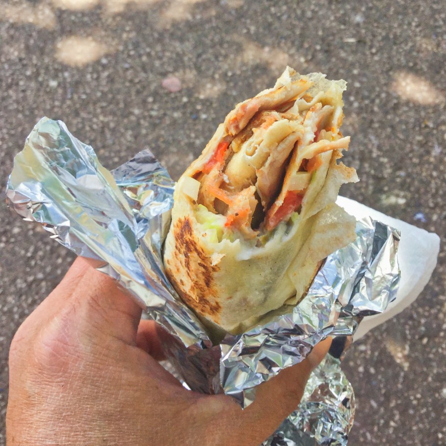 Abu Elabed, Hühnerschwarma, Hannovermarkt, Wien, Vienna, Austria, Österreich, fotoeins.com