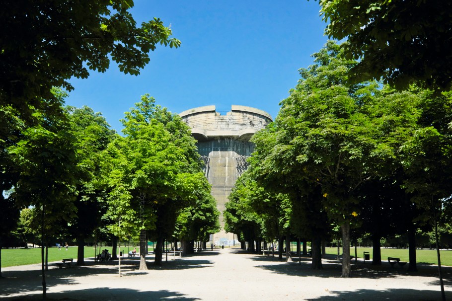 Augarten, Leopoldstadt, 2. Bezirk, Flaktürme VII, Gefechtsturm, G-Turm, Wien, Vienna, Austria, Österreich, fotoeins.com