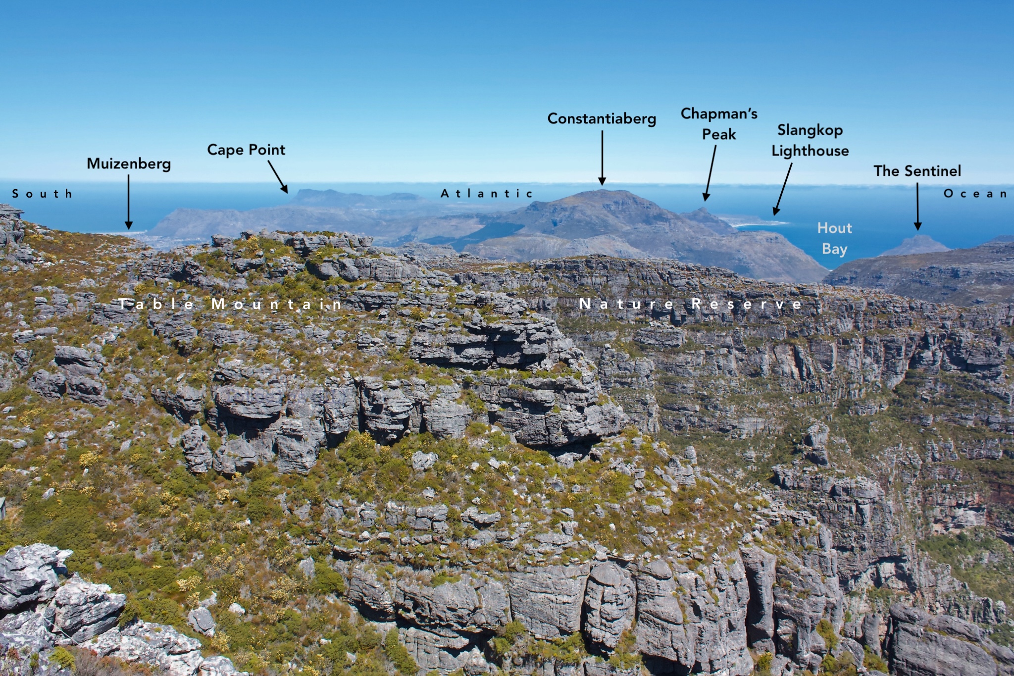 Table Mountain, Table Mountain Nature Reserve, Cape Peninsula, Cape Town, South Africa, fotoeins.com