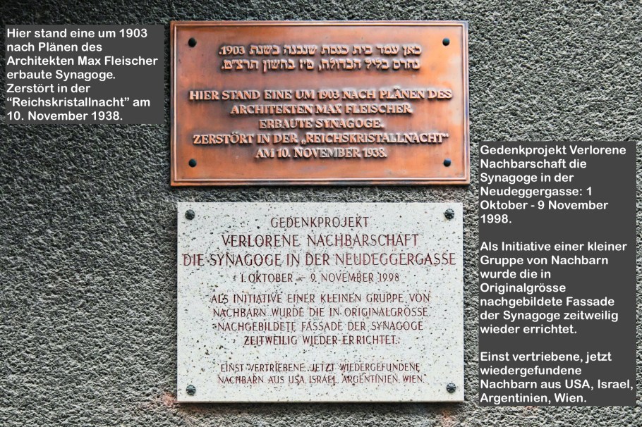 Neudegger Tempel, 8. Bezirk, Josefstadt, Wien, Vienna, Austria, Österreich, fotoeins.com