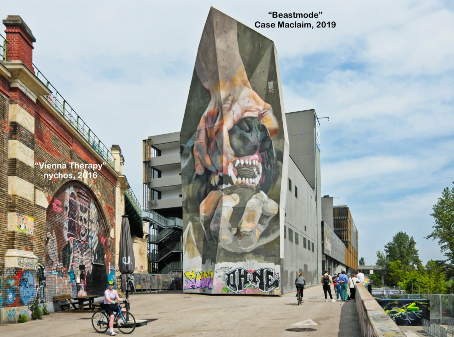 street art, Case Maclaim, nychos, Stadtbahnbögen Spittelau, Spittelauer Lände, 9. Bezirk, Alsergrund, Wien, Vienna, Austria, Österreich, fotoeins.com