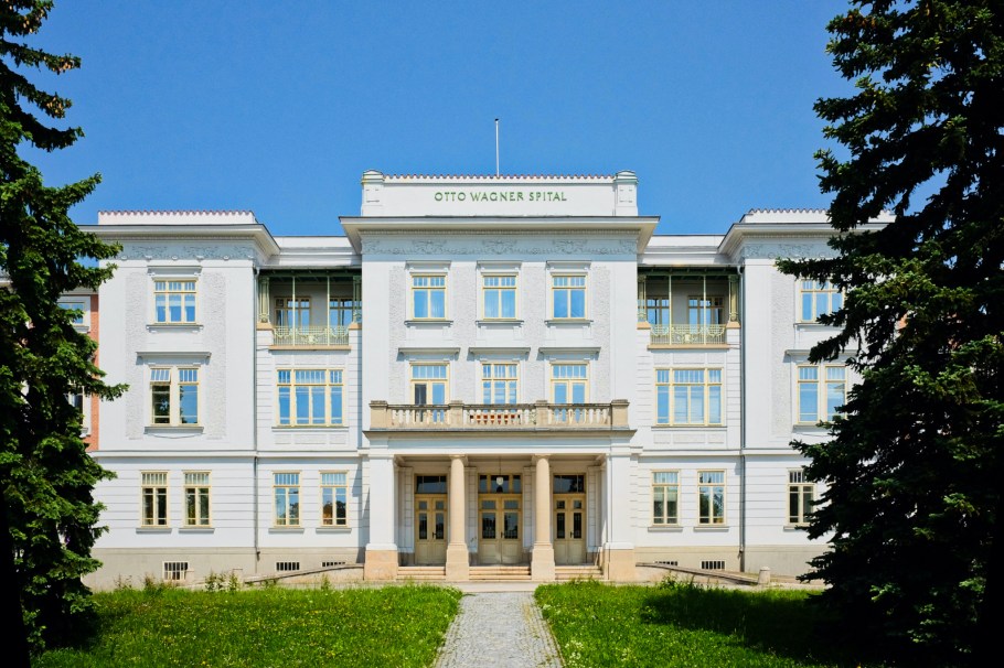 14. Bezirk, Penzing, Kirche am Steinhof, Steinhof Church, Church of St. Leopold, Kirche zum heiligen Leopold, Steinhof, Otto Wagner Spital, Baumgartner Hoehe, Otto Wagner, Wiener Moderne, Vienna Modernism, Vienna, Wien, Oesterreich, Austria, fotoeins.com