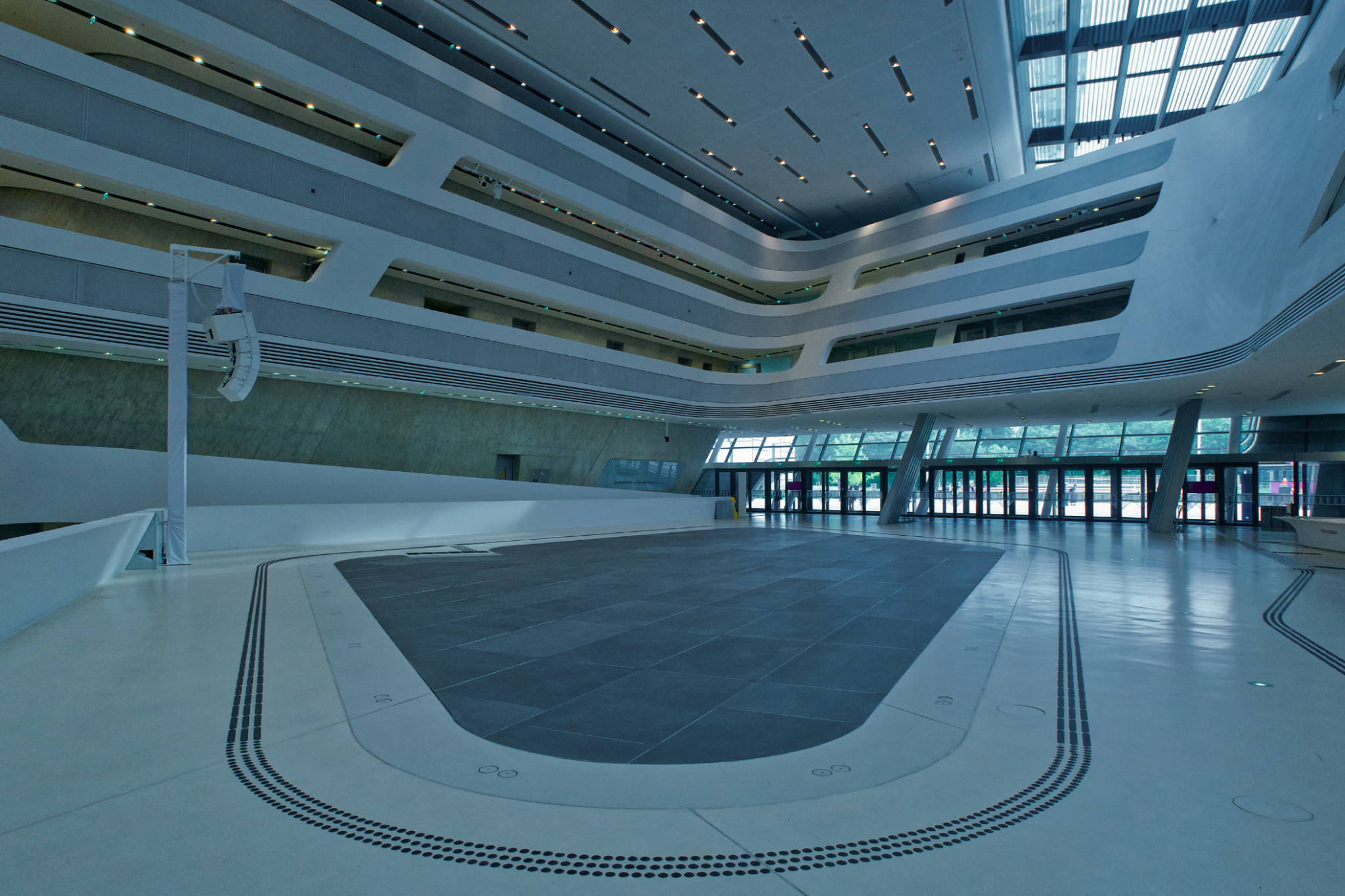 Zaha Hadid, Library and Learning Centre, Wirtschaftsuniversität Wien, Vienna University of Economics and Business, 2. Bezirk, Leopoldstadt, Wien, Vienna, Austria, Österreich, fotoeins.com