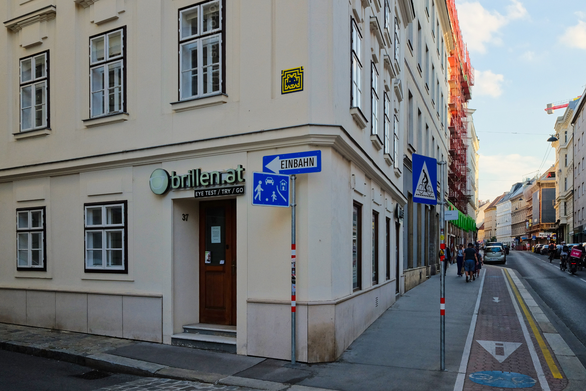 4. Bezirk, Wieden, Invader, Wien, Vienna, Austria, Österreich, fotoeins.com