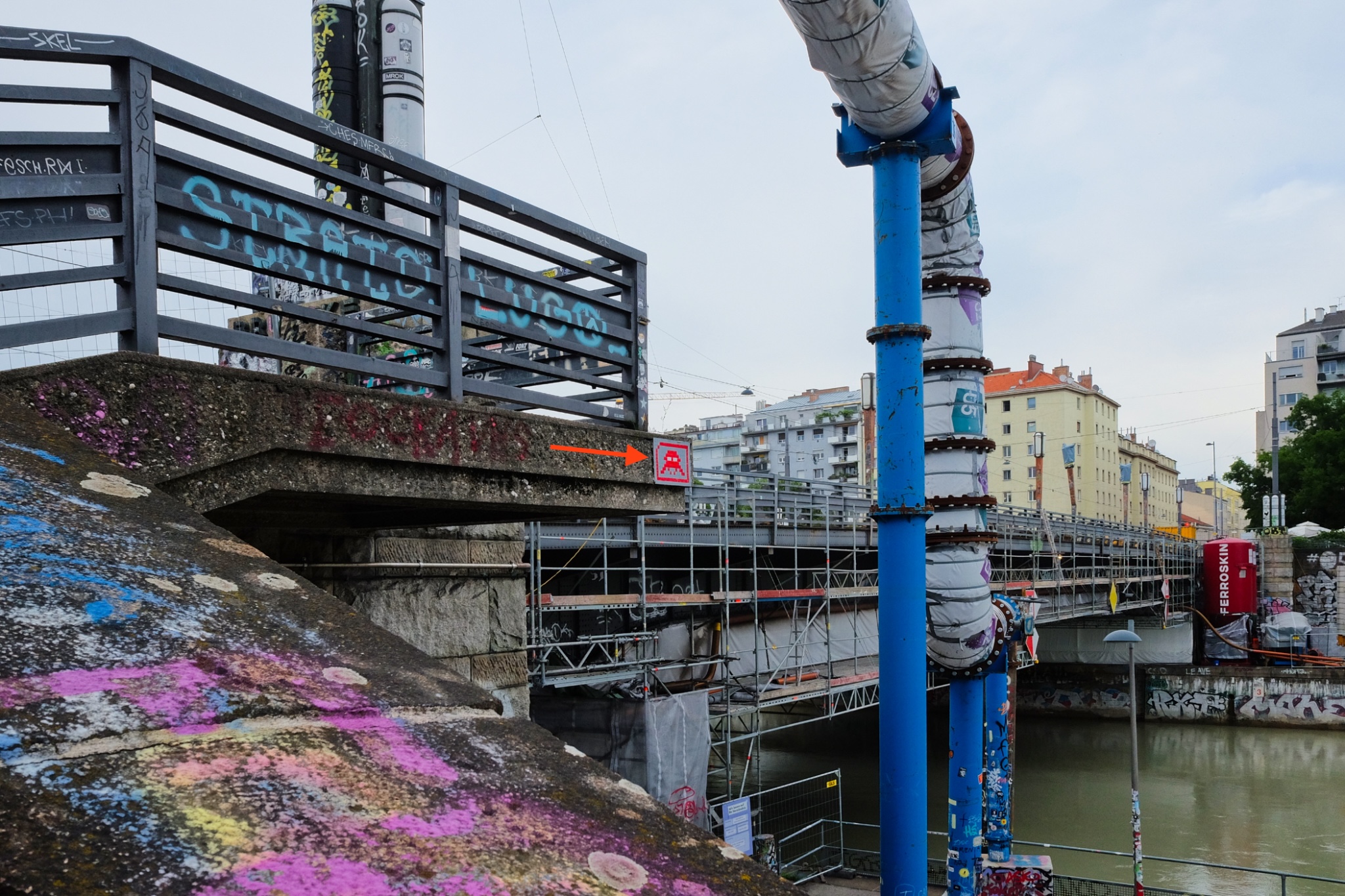 1. Bezirk, Innere Stadt, Invader, Wien, Vienna, Austria, Österreich, fotoeins.com