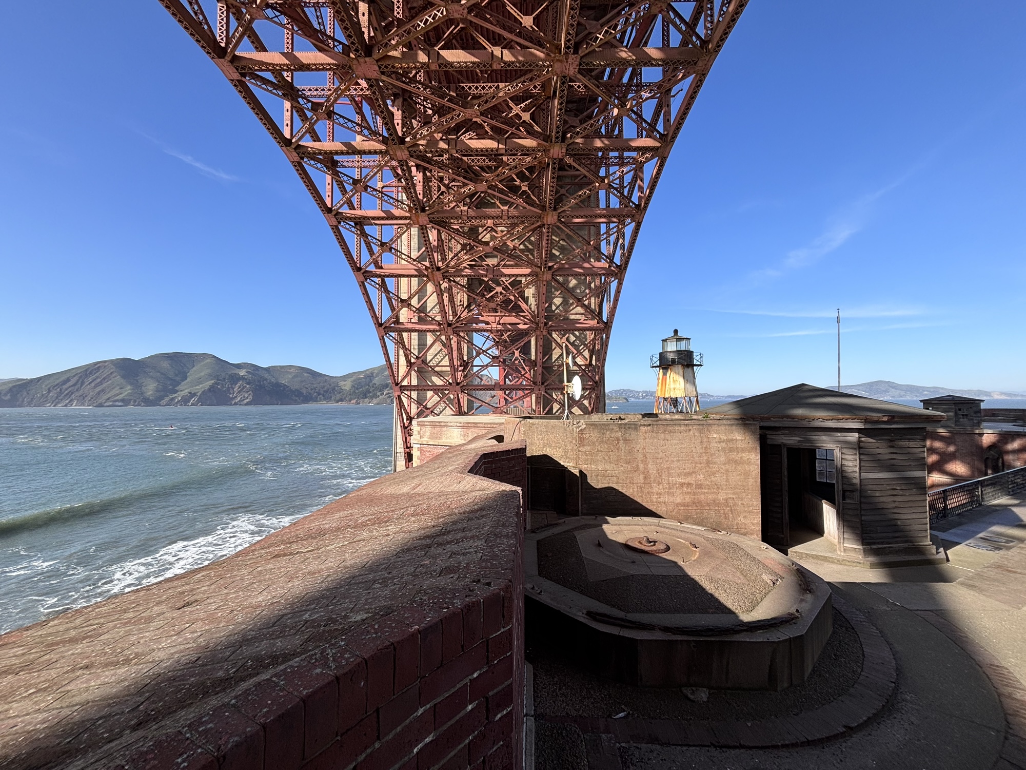 Fort Point, The Presidio, Golden Gate, Golden Gate Bridge, San Francisco, Bay Area, California, USA, fotoeins.com