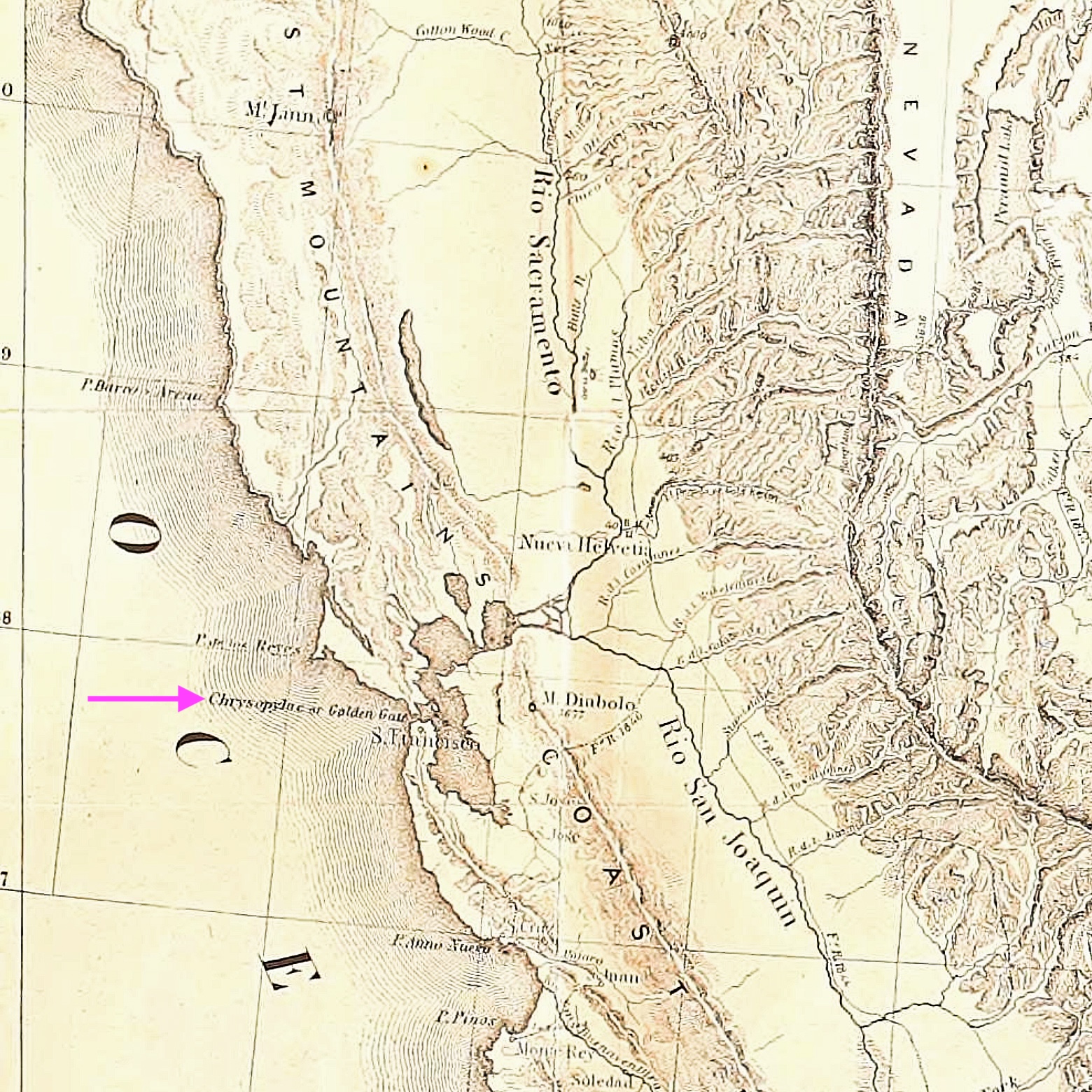 Golden Gate, Charles Preuss, John Charles Frémont, Northern California, San Francisco, Bay Area