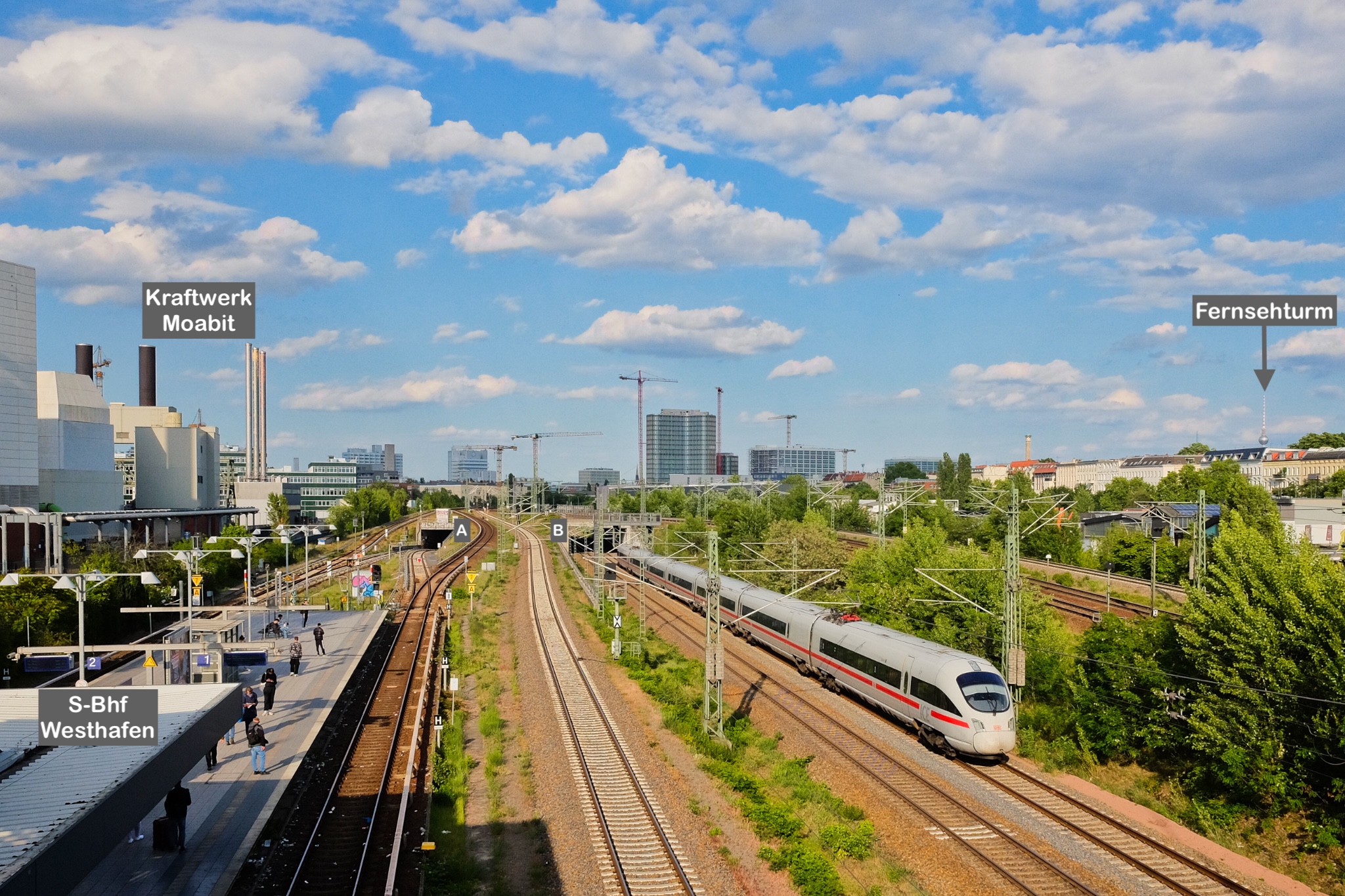 Westhafen, Ringbahn, S15, S21, S-Bahn Berlin, Berlin, Germany, Deutschland, fotoeins.com