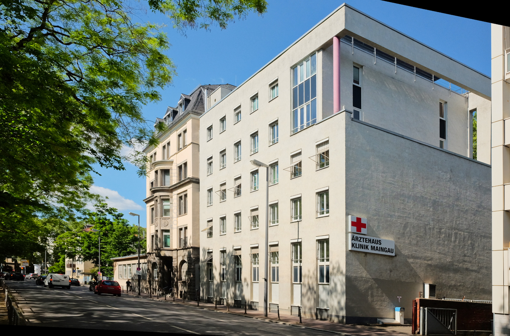 Klinik Maingau vom Roten Kreuz, Klinik Maingau, Frankfurt am Main, Deutschland, fotoeins.com