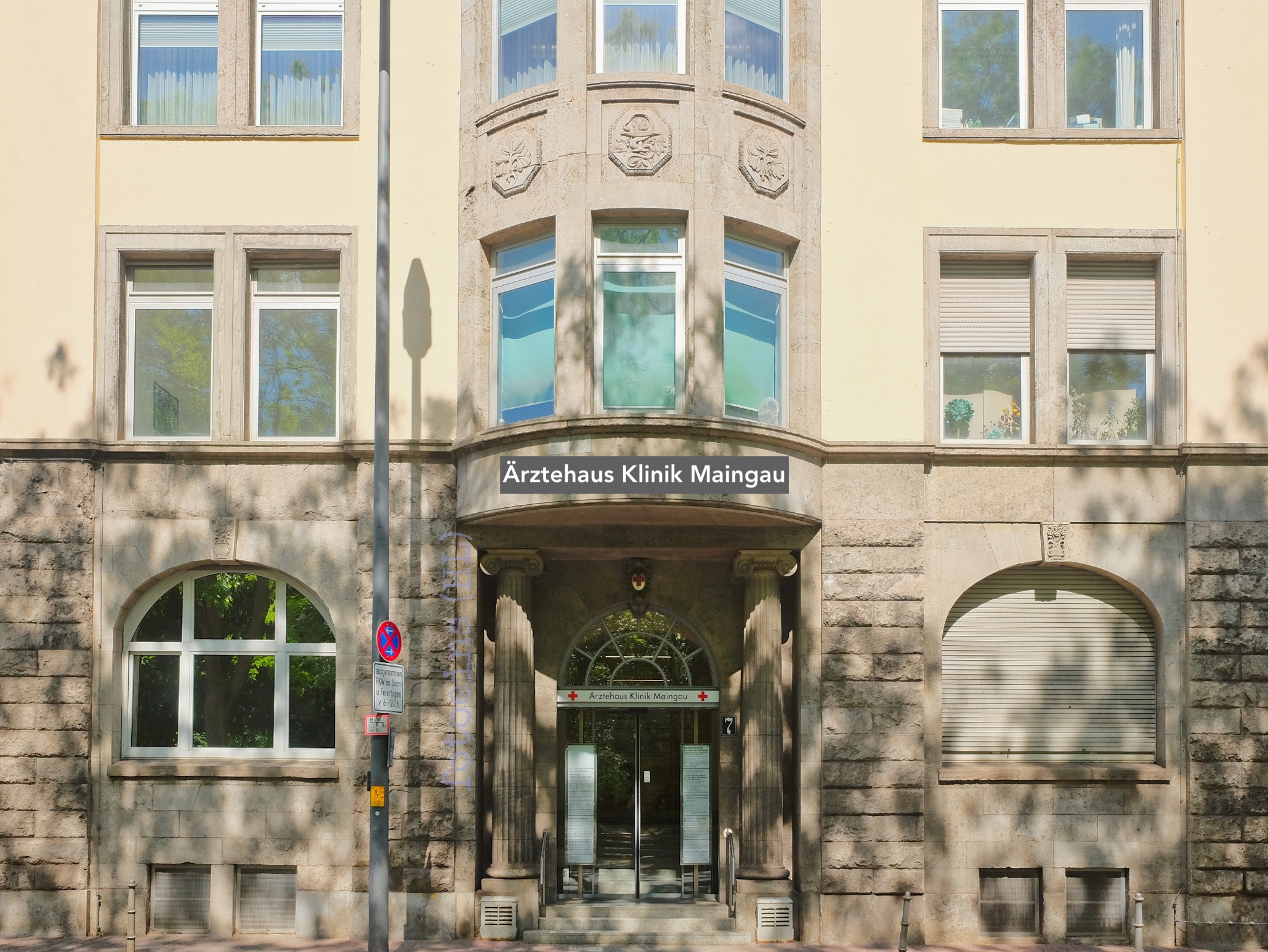 Klinik Maingau vom Roten Kreuz, Klinik Maingau, Frankfurt am Main, Deutschland, fotoeins.com