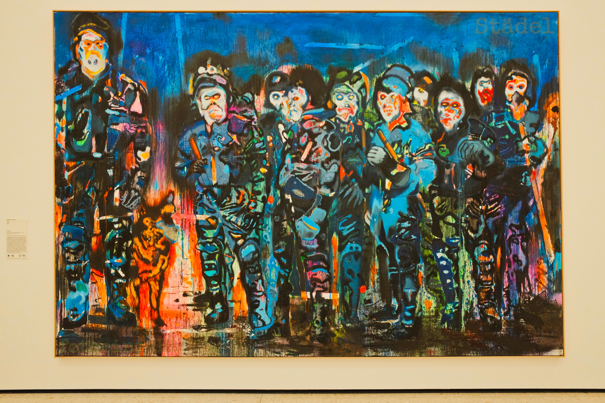 Horde, Daniel Richter, Städel Museum, Frankfurt am Main, Hesse, Hessen, Germany, Deutschland, fotoeins.com