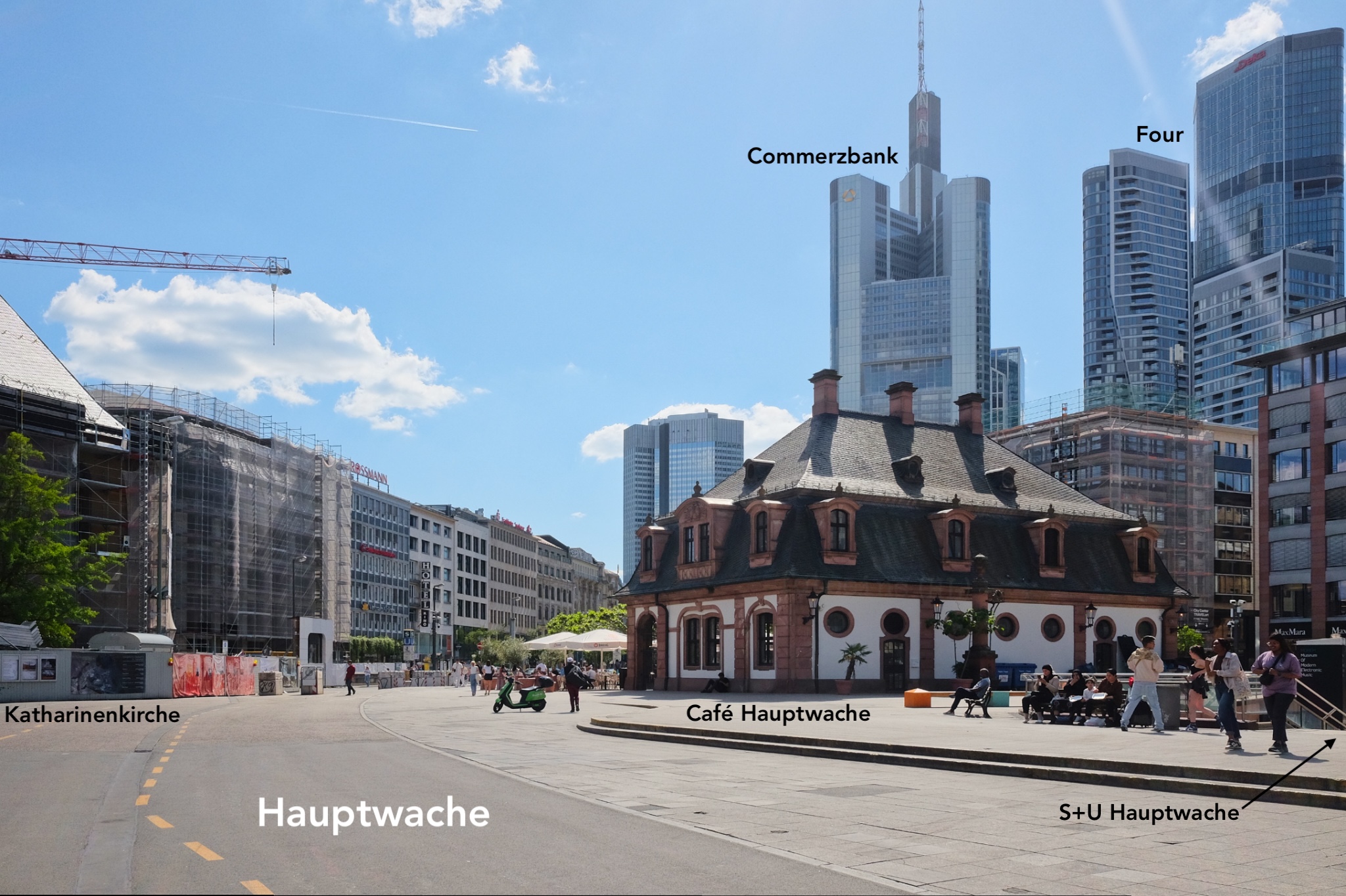 Hauptwache, Frankfurt am Main, Hesse, Hessen, Germany, Deutschland, fotoeins.com