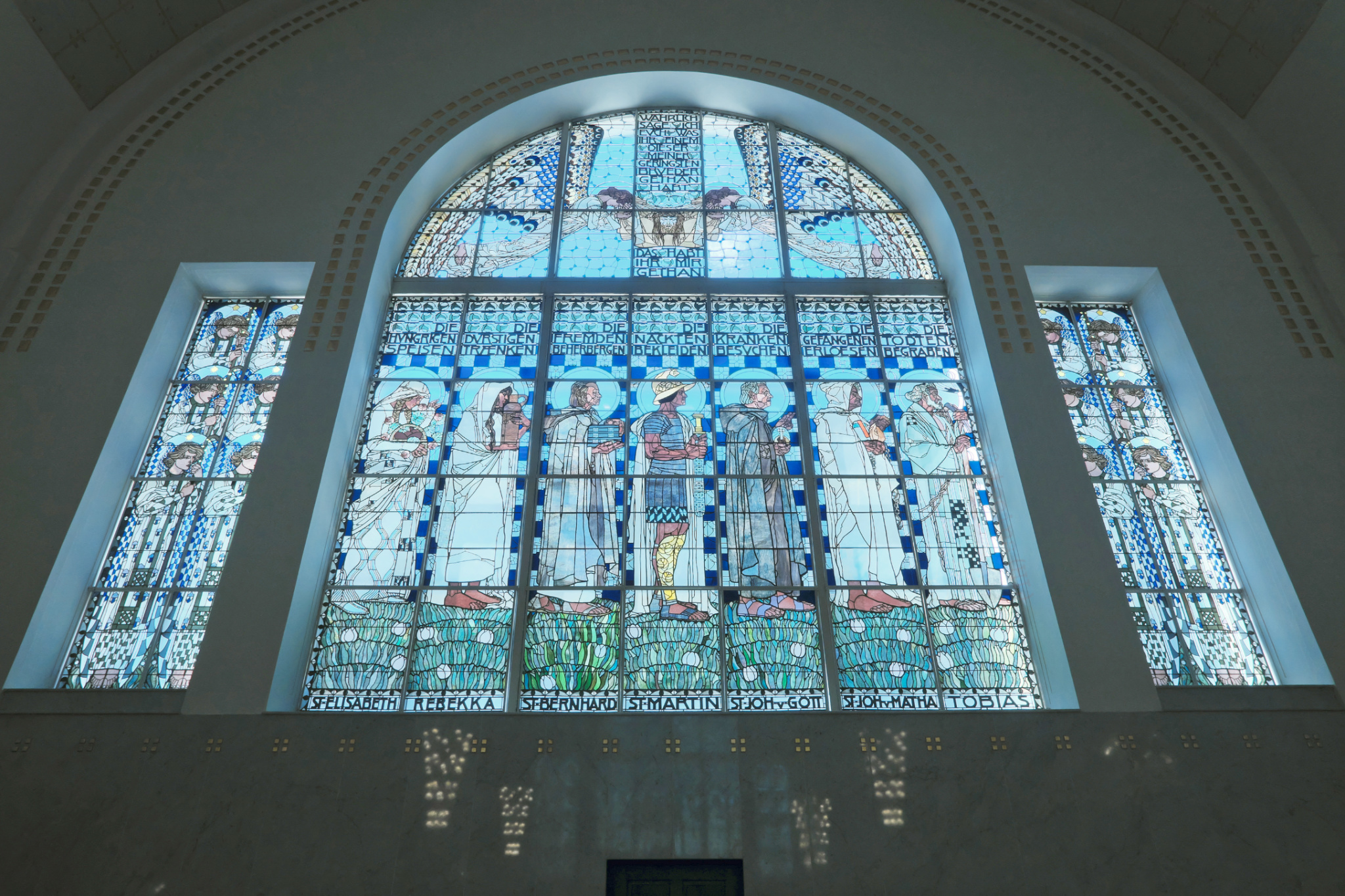 14. Bezirk, Penzing, Kirche am Steinhof, Steinhof Church, Church of St. Leopold, Otto Wagner Spital, Baumgartner Hoehe, Otto Wagner, Vienna Modernism, Wiener Moderne, Wien, Vienna, Oesterrich, Austria, fotoeins.com