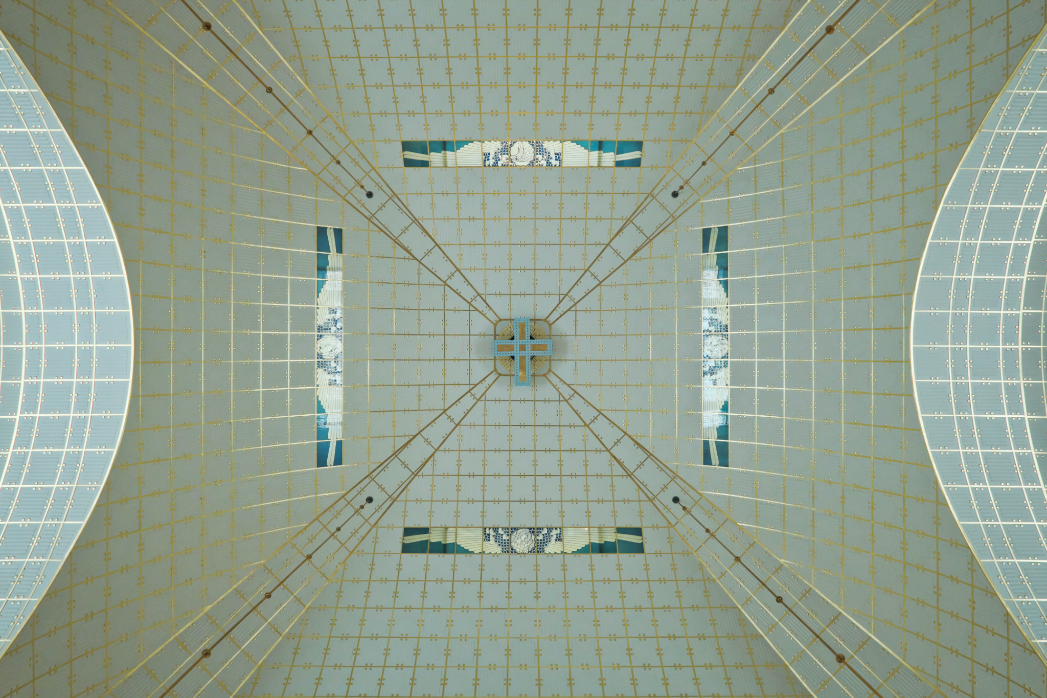 14. Bezirk, Penzing, Kirche am Steinhof, Steinhof Church, Church of St. Leopold, Otto Wagner Spital, Baumgartner Hoehe, Otto Wagner, Vienna Modernism, Wiener Moderne, Wien, Vienna, Oesterrich, Austria, fotoeins.com