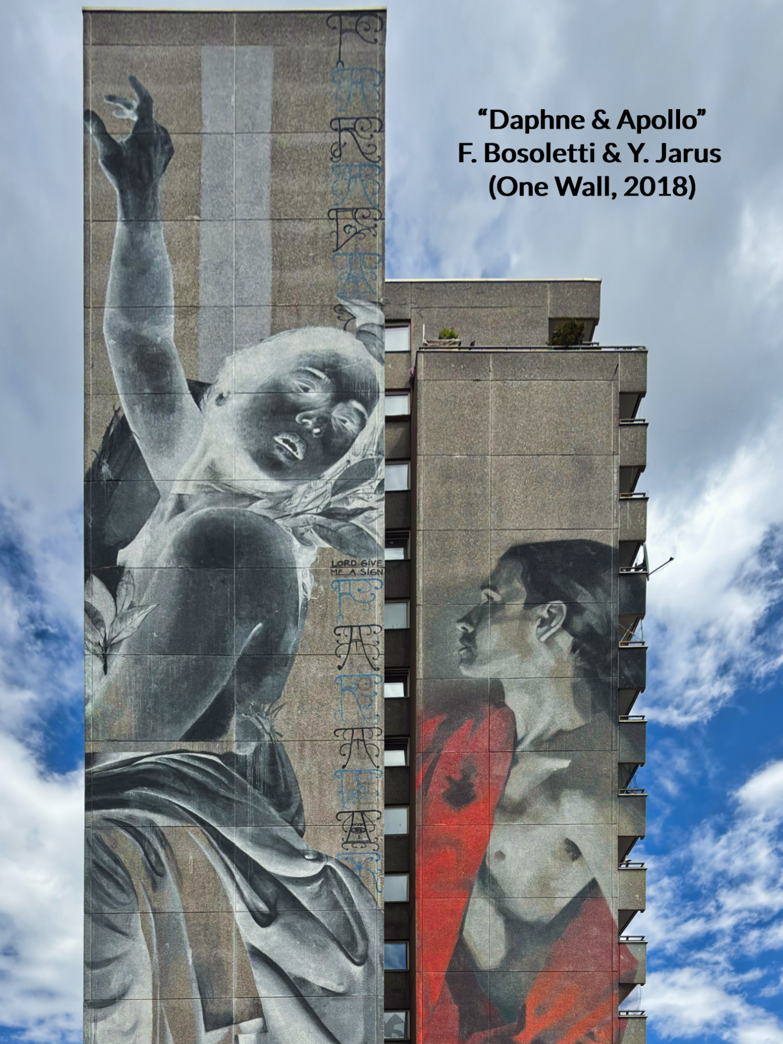 Daphne and Apollo, One Wall 2018, Kreuzberg, Berlin, Germany, Deutschland, fotoeins.com