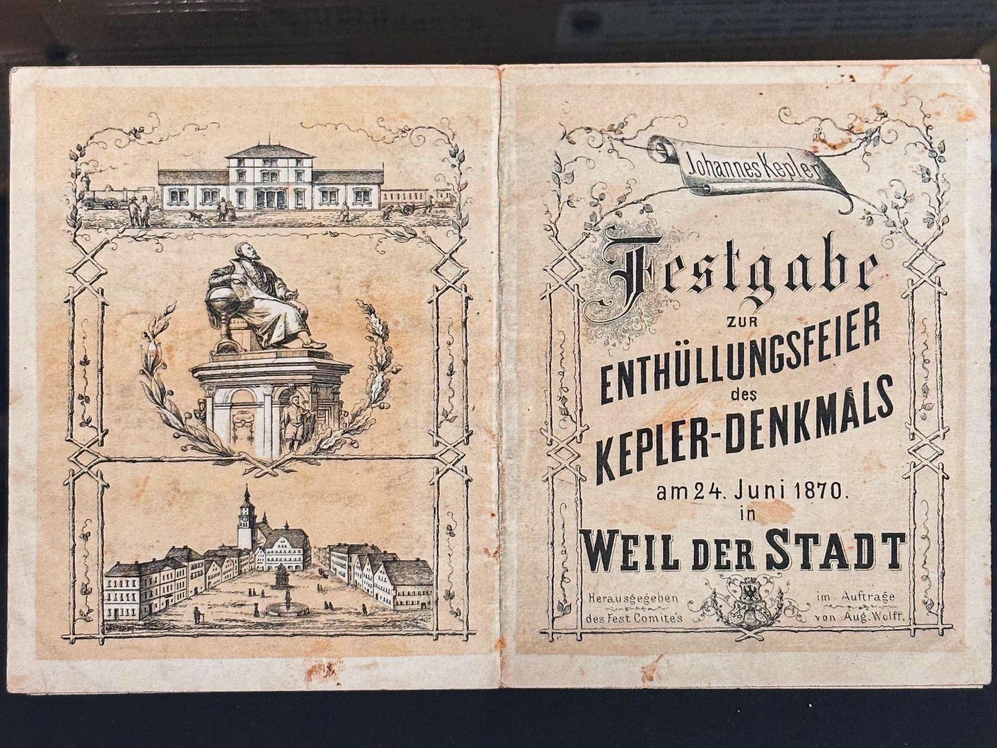 Kepler-Denkmal, Stadtmuseum, Weil der Stadt, Baden-Württemberg, Deutschland, Germany, fotoeins.com